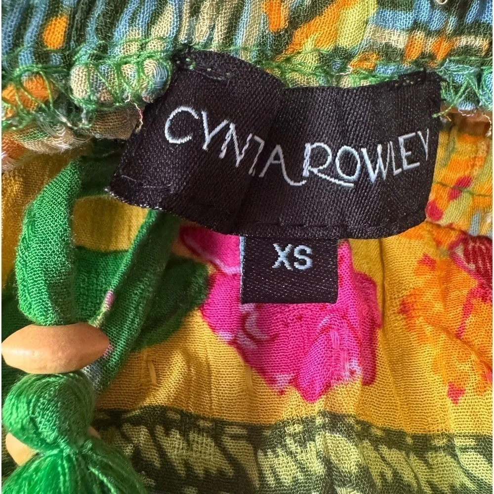 Cynthia Rowley Green Tropical Tiered
Maxi Skirt Women's XS Coastal
Resortwear - Picture 12 of 14